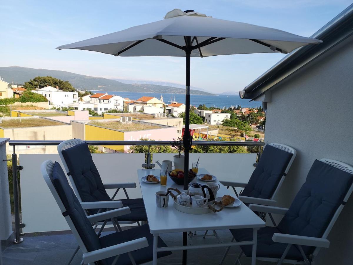 Apartman The View Krk 克尔克 外观 照片